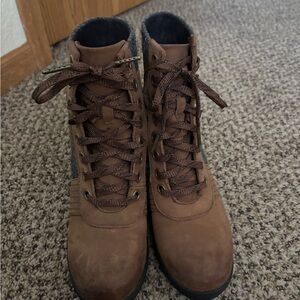 Sorel Wedge Lace up Bootie